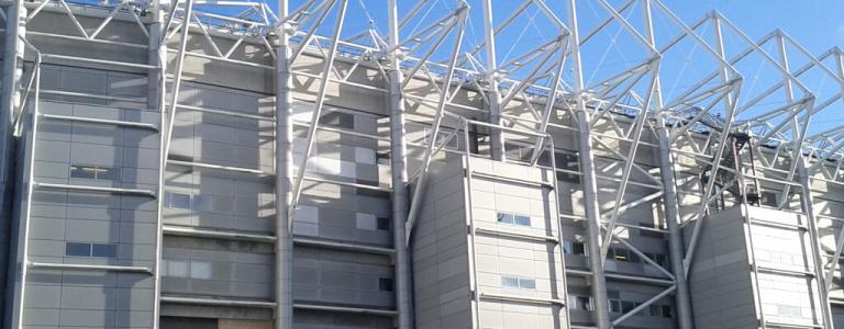 Campo da calcio del Newcastle United.